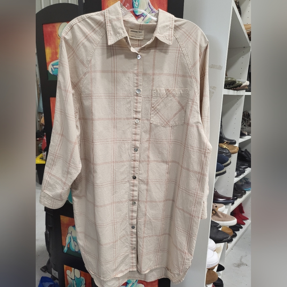 Jackson Rowe Beige "Beau" Dress